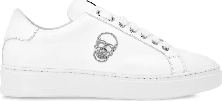 Lace-Up Leather Trainers