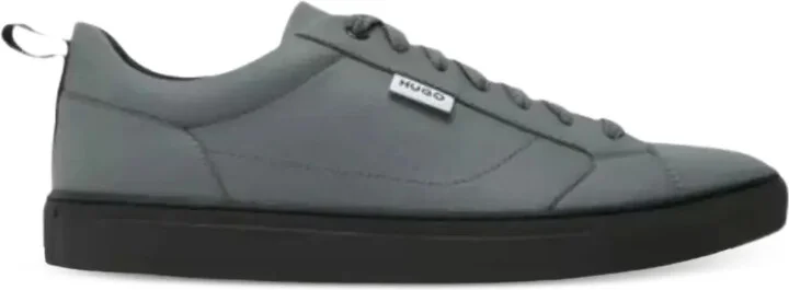 Lace-Up Leather Trainers