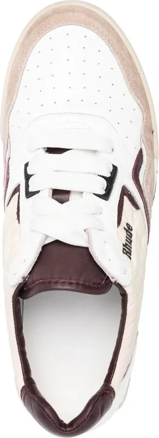 Lace-Up Logo-Patch Sneakers - Image 4