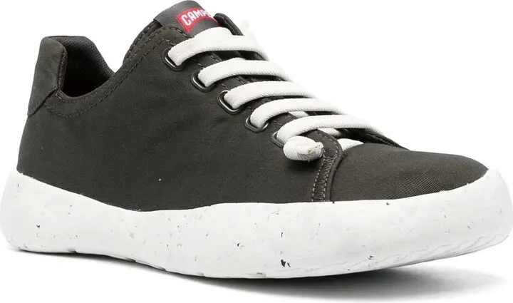 Lace-Up Logo-Patch Sneakers - Image 2