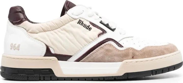 Lace-Up Logo-Patch Sneakers
