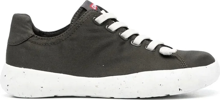 Lace-Up Logo-Patch Sneakers