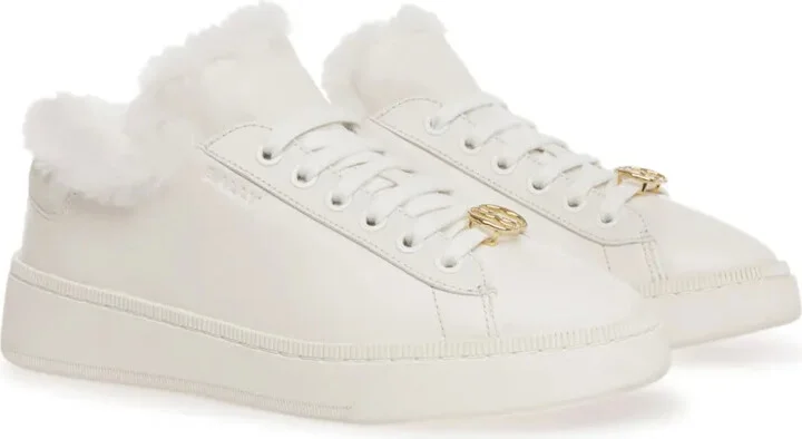 Lace-Up Logo-Plaque Sneakers - Image 2
