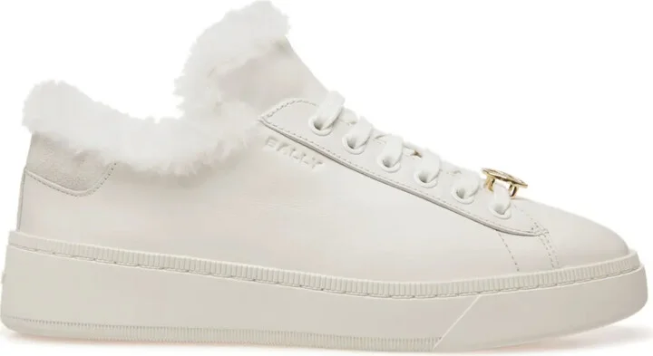 Lace-Up Logo-Plaque Sneakers