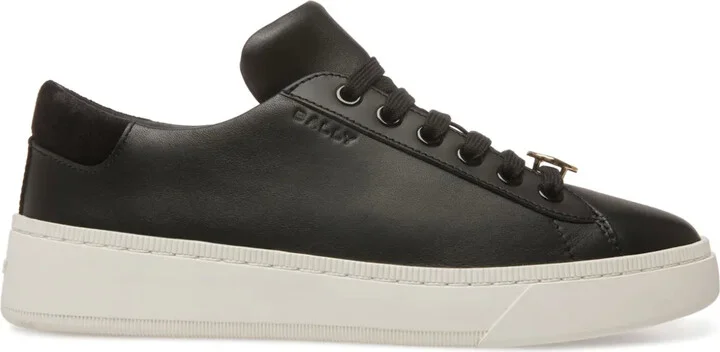 Lace-Up Logo-Plaque Sneakers