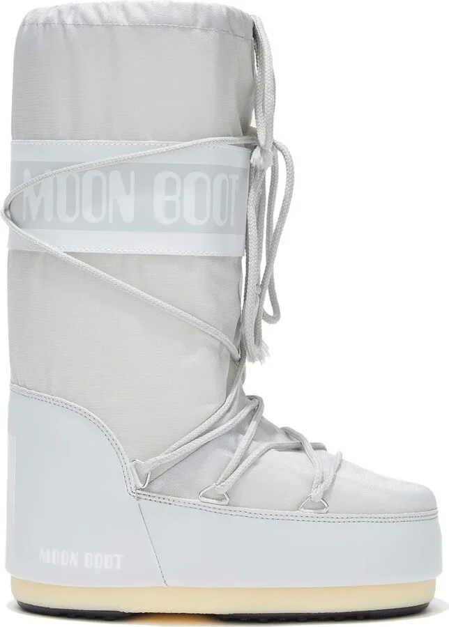 Lace-Up Logo-Print Boots