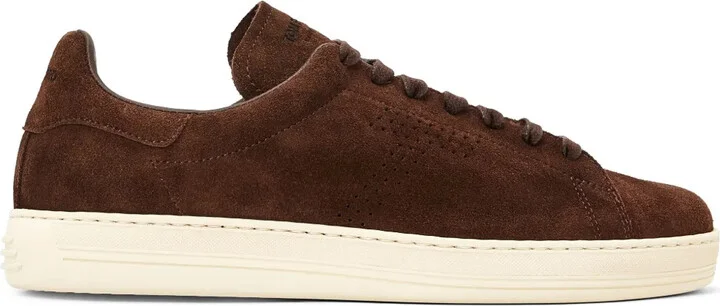 Lace Up Logo-Print Trainers