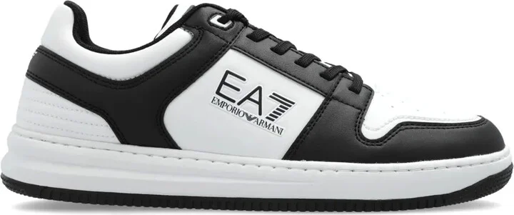 Lace-Up Logo-Print Trainers
