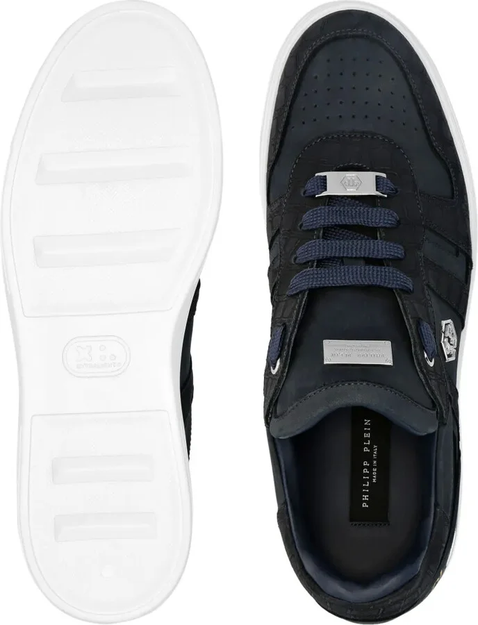 Lace-Up Low-Top Sneakers - Image 3