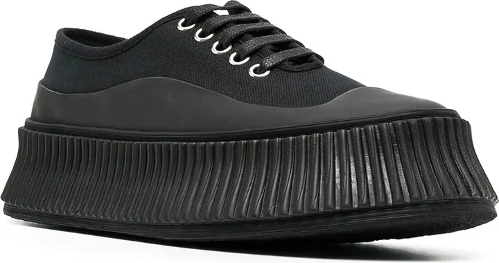 Lace-Up Low-Top Sneakers - Image 2