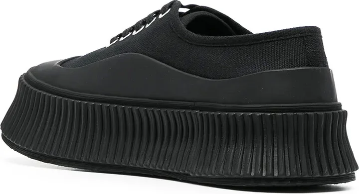 Lace-Up Low-Top Sneakers - Image 3