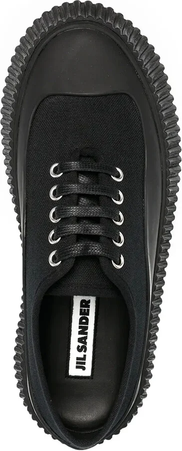 Lace-Up Low-Top Sneakers - Image 4
