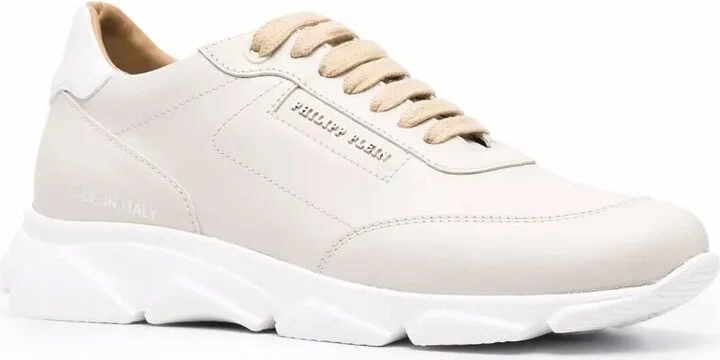 Lace-Up Low-Top Sneakers - Image 2