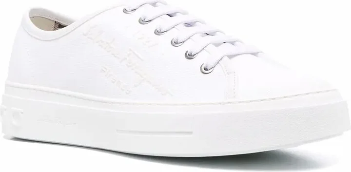 Lace-Up Low-Top Sneakers - Image 2