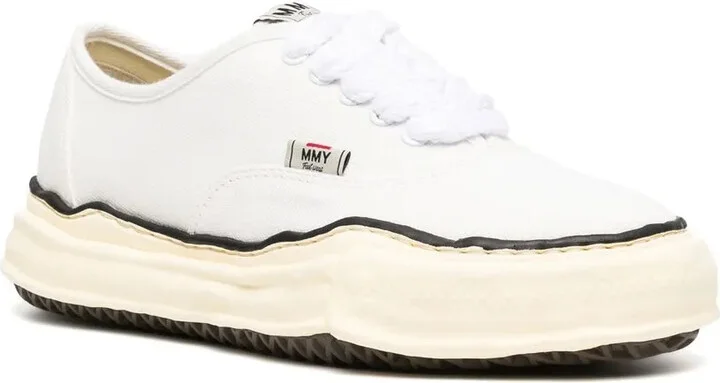 Lace-Up Low-Top Sneakers - Image 2