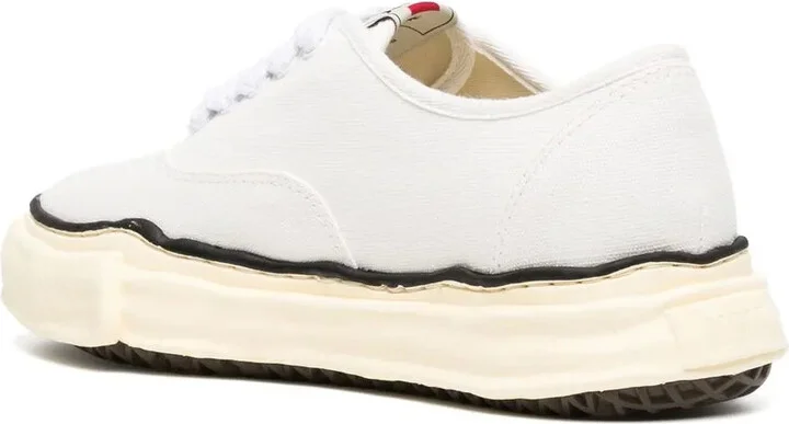 Lace-Up Low-Top Sneakers - Image 3