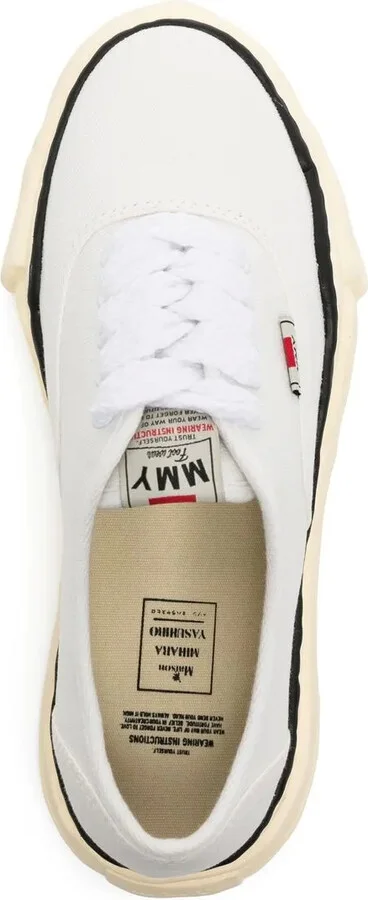 Lace-Up Low-Top Sneakers - Image 4