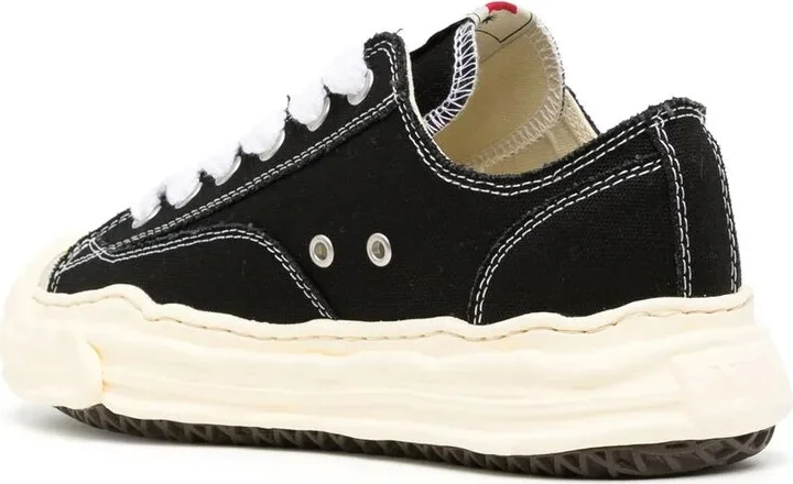 Lace-Up Low-Top Sneakers - Image 3