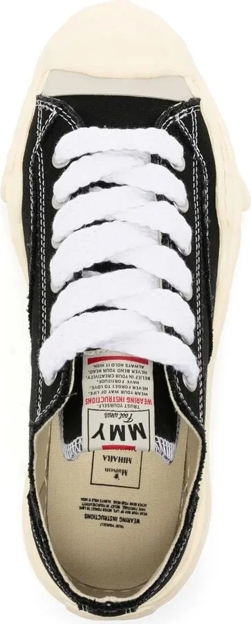 Lace-Up Low-Top Sneakers - Image 4