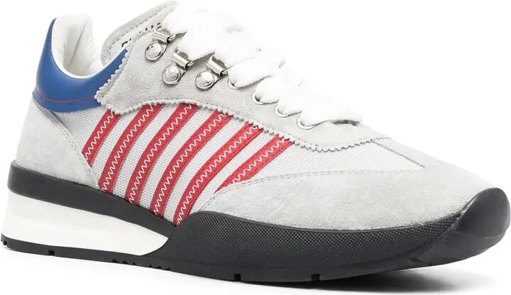 Lace-Up Low-Top Sneakers - Image 2