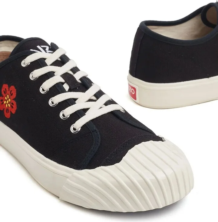 Lace-Up Low-Top Sneakers - Image 4