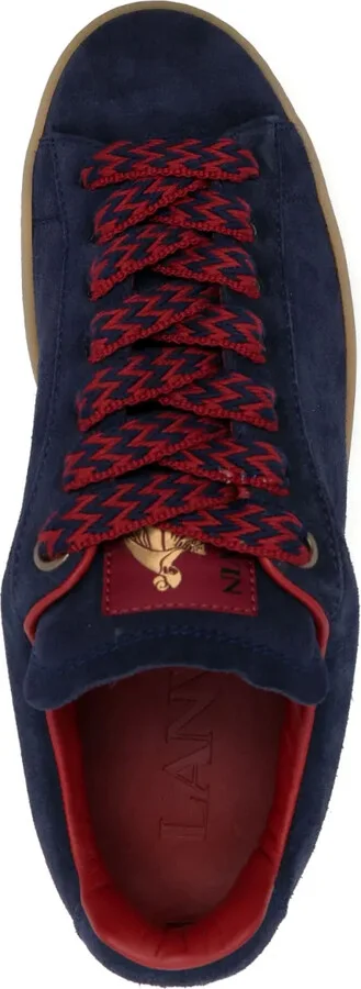 Lace-Up Low-Top Sneakers - Image 4
