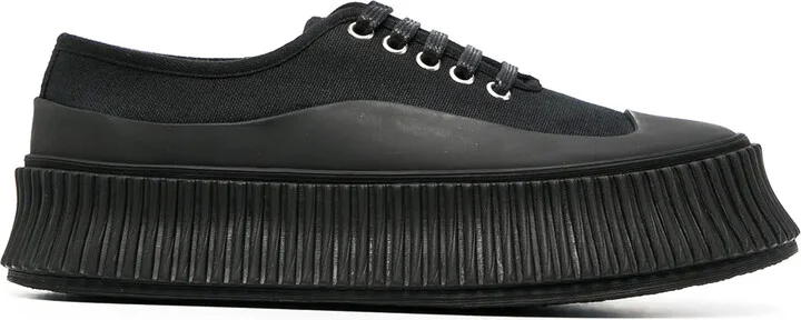 Lace-Up Low-Top Sneakers