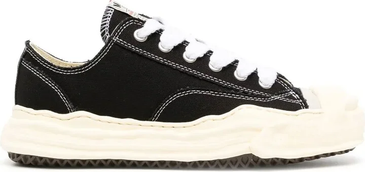 Lace-Up Low-Top Sneakers