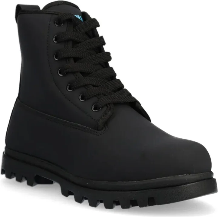 Lace-Up Lug-Sole Boots