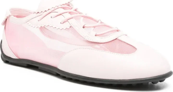 Lace-Up Mesh Sneakers - Image 2
