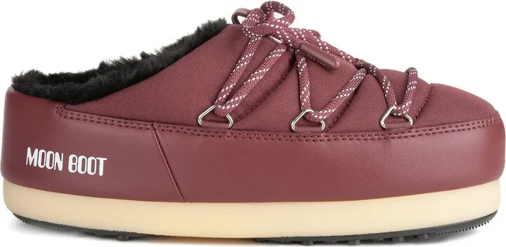 Lace-Up Mule Boots
