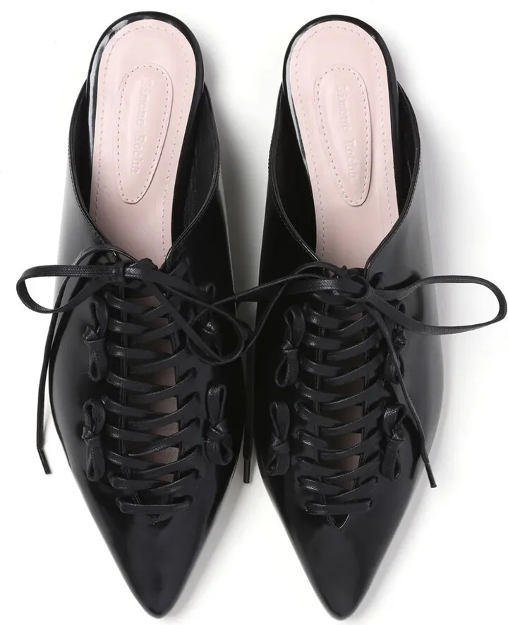 Lace-Up Mules - Image 4