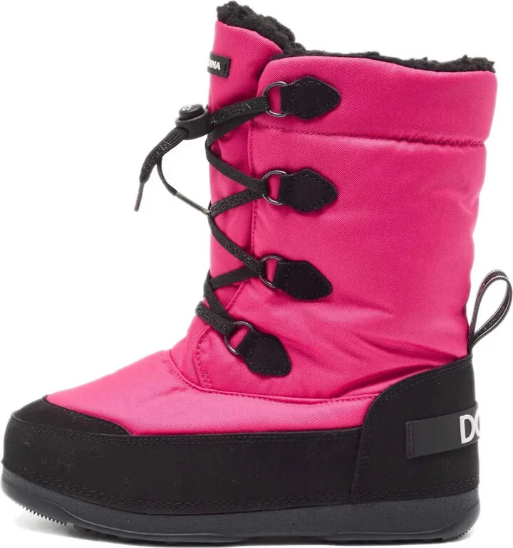 Lace-Up Nylon Boots