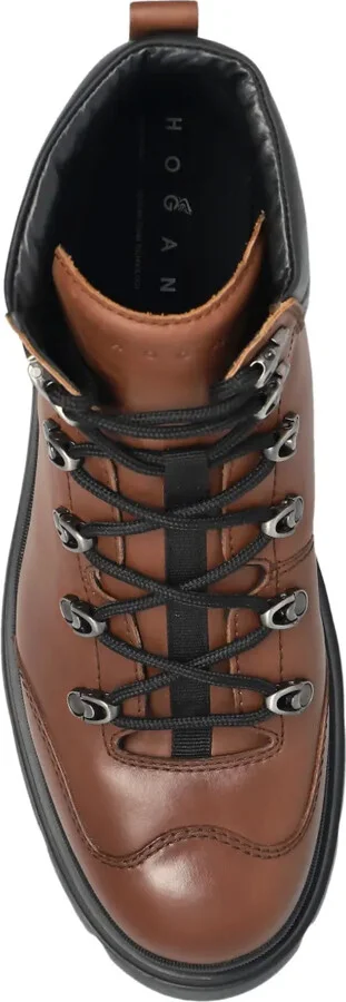Lace-Up Padded-Ankle Hiking Boots - Image 4