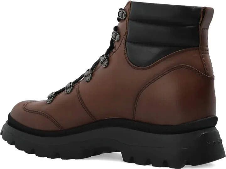Lace-Up Padded-Ankle Hiking Boots - Image 5
