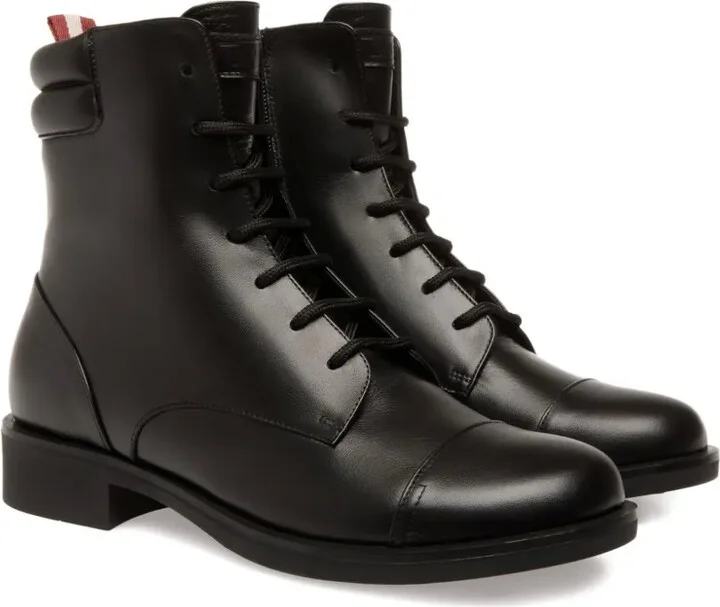Lace-Up Padded-Collar Boots - Image 2