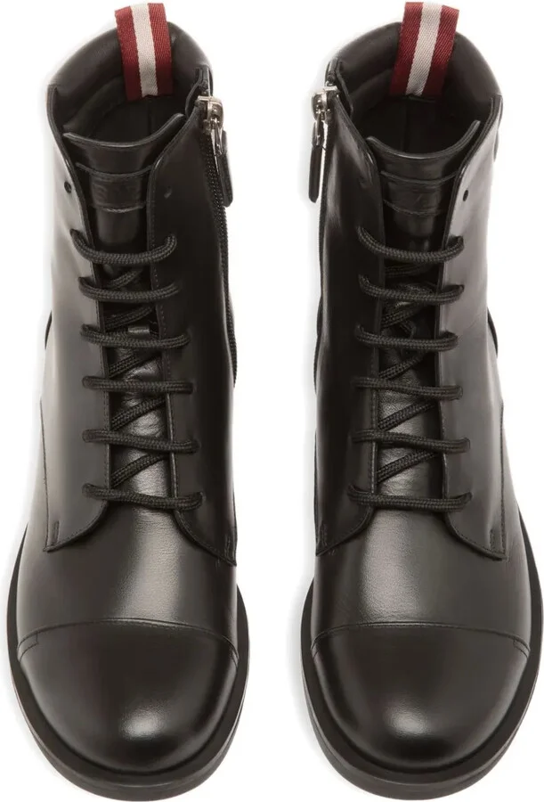 Lace-Up Padded-Collar Boots - Image 4