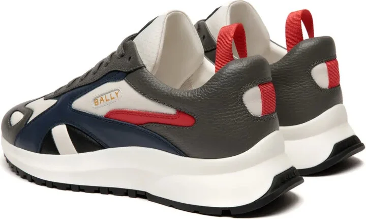 Lace-Up Panelled Sneakers - Image 3