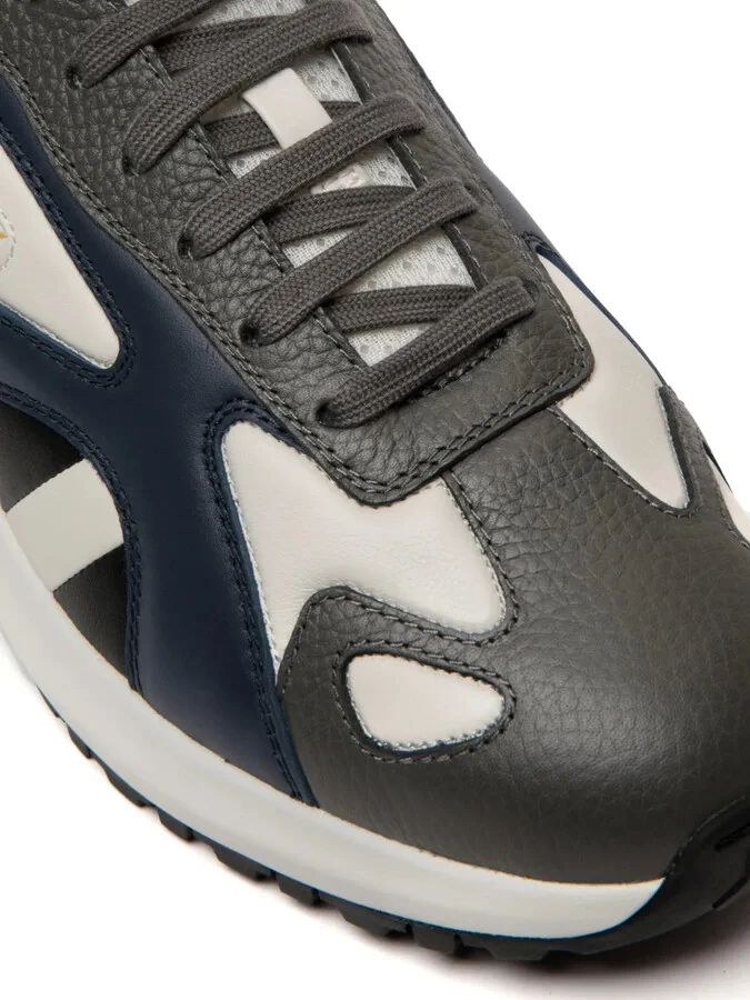 Lace-Up Panelled Sneakers - Image 5