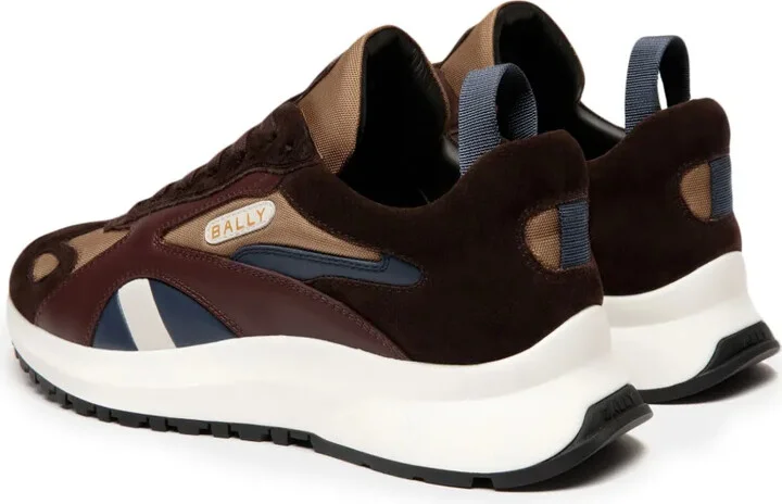 Lace-Up Panelled Sneakers - Image 3
