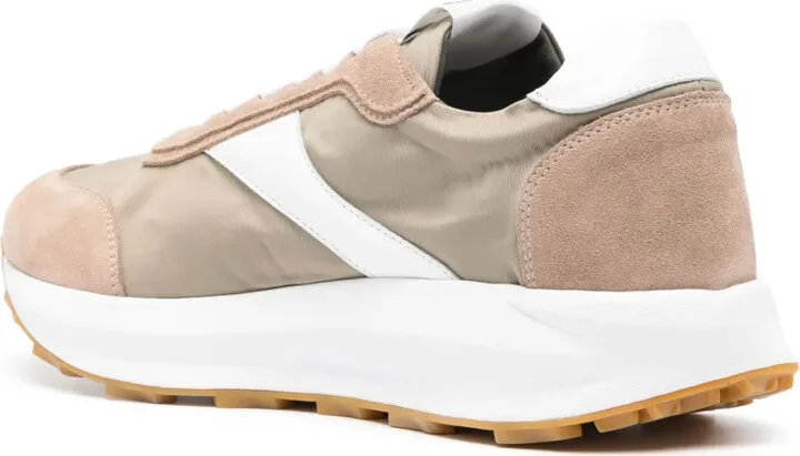 Lace-Up Panelled Sneakers - Image 3