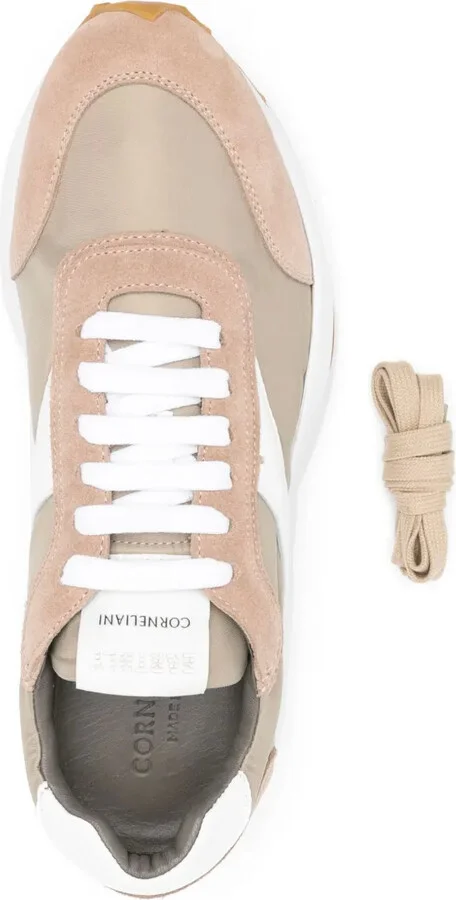 Lace-Up Panelled Sneakers - Image 4