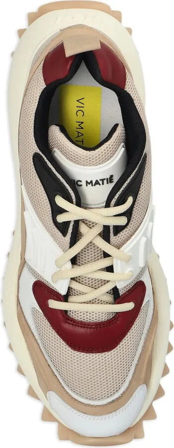 Lace-Up Panelled Sneakers - Image 4