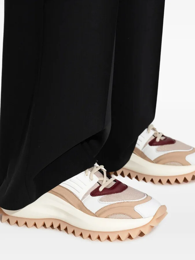 Lace-Up Panelled Sneakers - Image 5
