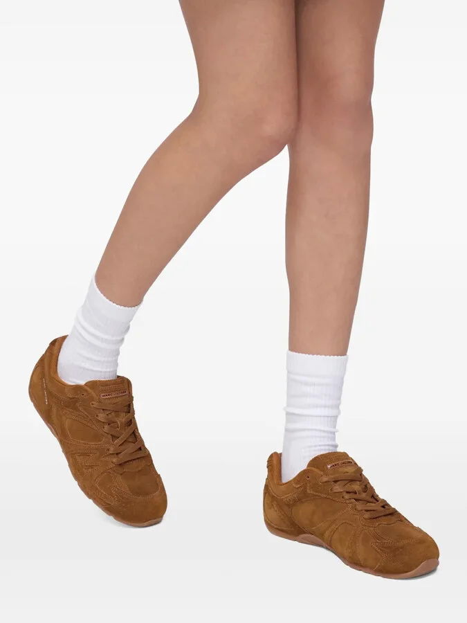 Lace-Up Panelled Sneakers - Image 5