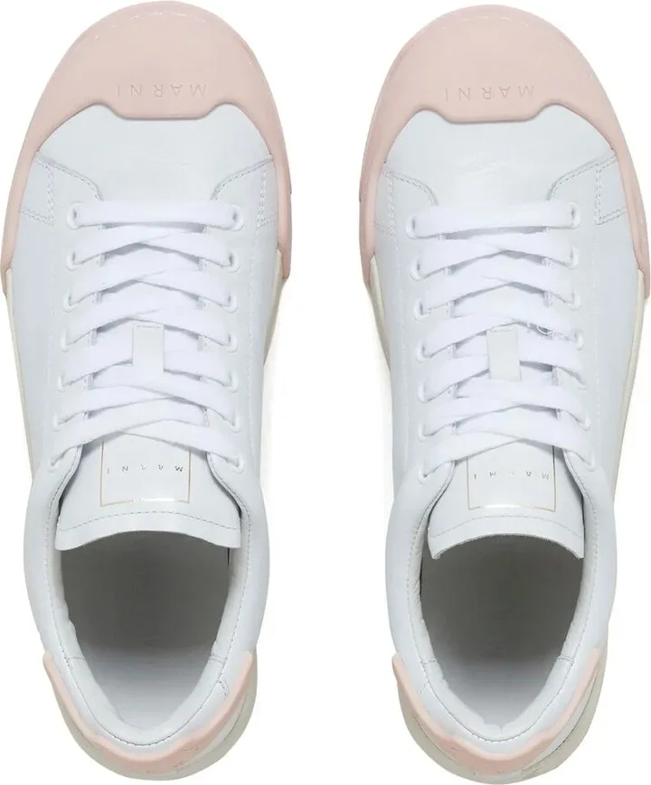 Lace-Up Panelled Sneakers - Image 4