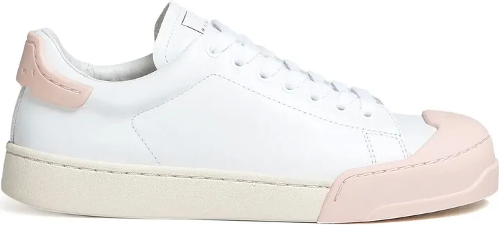 Lace-Up Panelled Sneakers