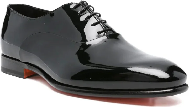 Lace-Up Patent-Leather Oxford Shoes - Image 2