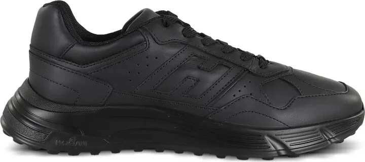 Lace-Up Perforated Sneakers