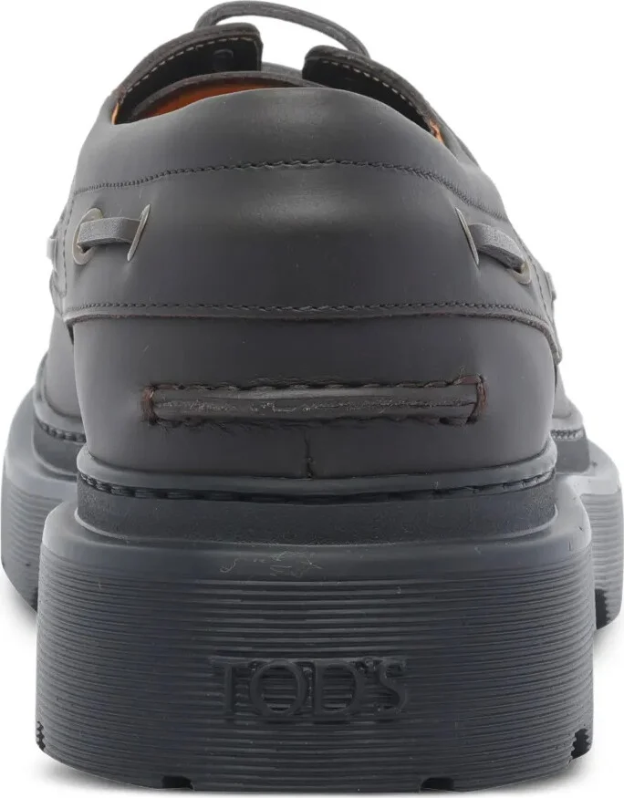 Lace-Up Platform Boat Shoes - Image 3